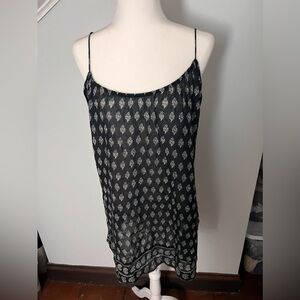 Madewell women’s small black racer back thin strap lightweight dress
